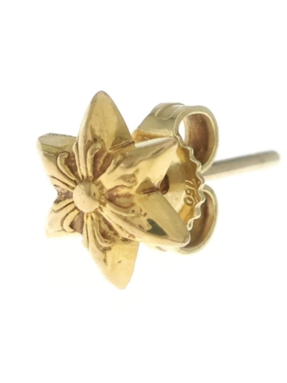 Chrome Hearts 22K Star Stud Earrings Gold